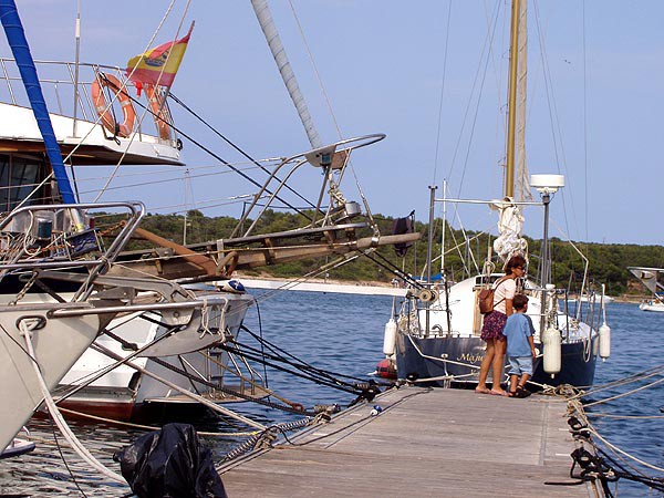 Mallorka, koupn v moi