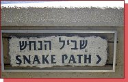 Masada. Had stezka. 