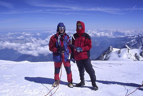 Mont Blanc pes Tete Rousse