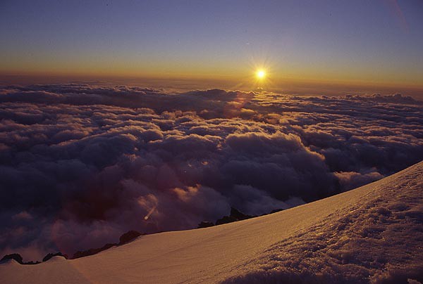 Mont Blanc pes Tete Rousse