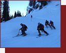 Nassfeld, skiboby na Boboweg z Tressdorfer Alm
