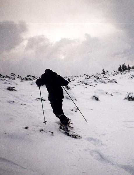 Nzk Tatry, vchodn st hebenovky v zim