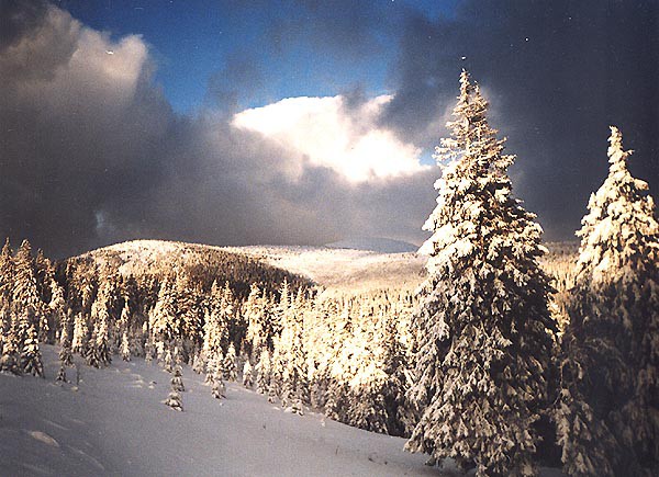 Nzk Tatry, vchodn st hebenovky v zim