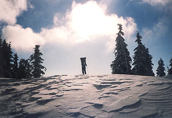 Nzk Tatry, vchodn st hebenovky v zim