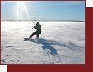 Finsko, Inari, kiteboarding