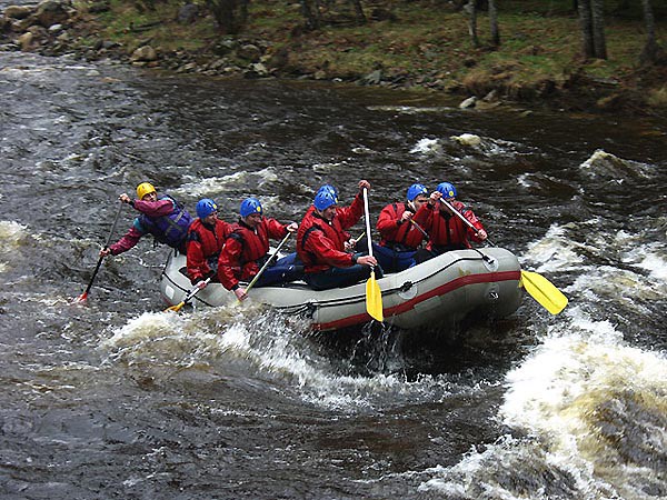 Otava, jarn rafting