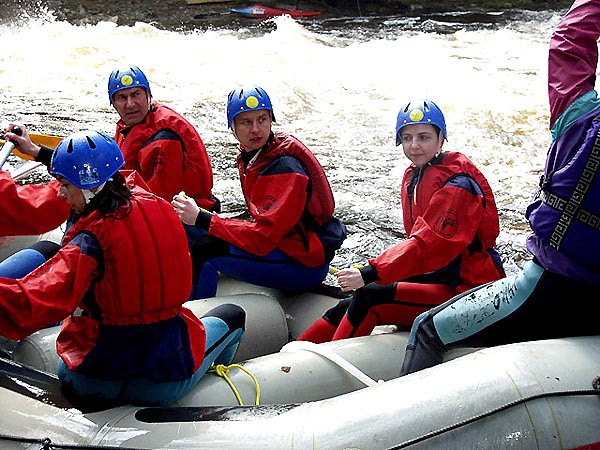 Otava, jarn rafting