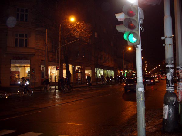 Praha, cyklojzda 19. ledna 2006