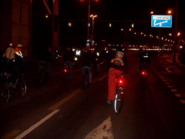 Praha, cyklojzda 19. ledna 2006