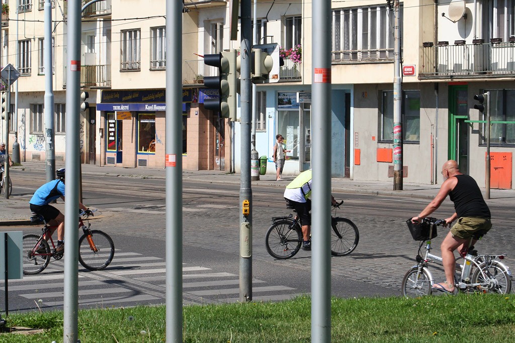 Praha, na kole s primtorem Pavlem Bmem