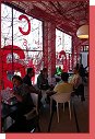 Elektrick podniky hlavnho msta Prahy. Restaurace a bar v pzem. 