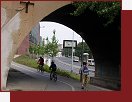 Praha, eleznin most na cyklostezce