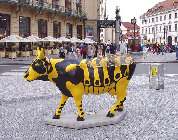 Praha, krvy ve mst 2004