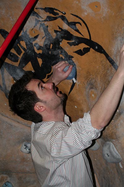 Praha, Lokal Blok, bouldering