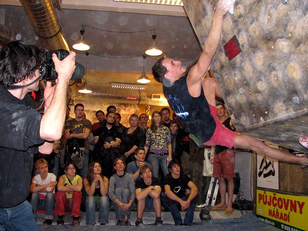 Praha, Lokal Blok, bouldering