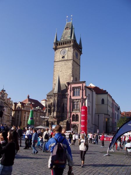 Praha, lezeck stna na Staromstskm nmst
