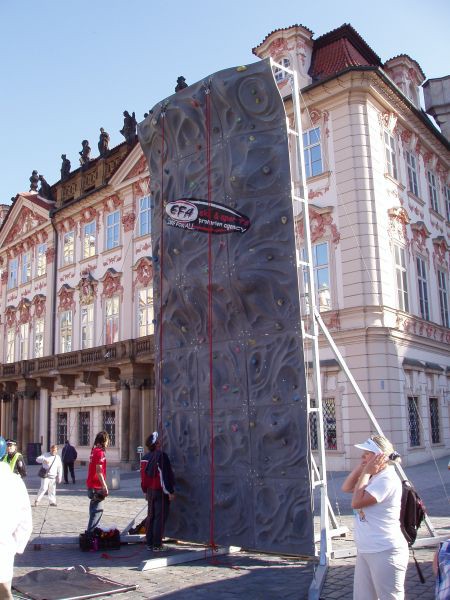 Praha, lezeck stna na Staromstskm nmst