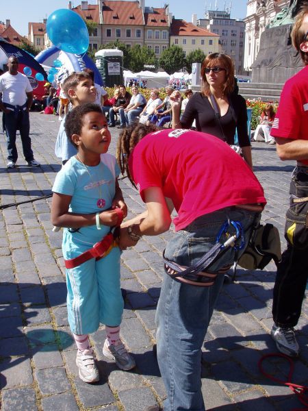 Praha, lezeck stna na Staromstskm nmst