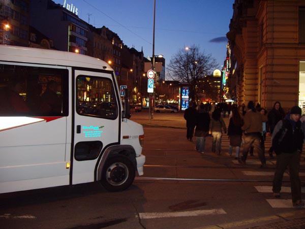 Praha, Vclavsk nmst 15, uml lezeck stna
