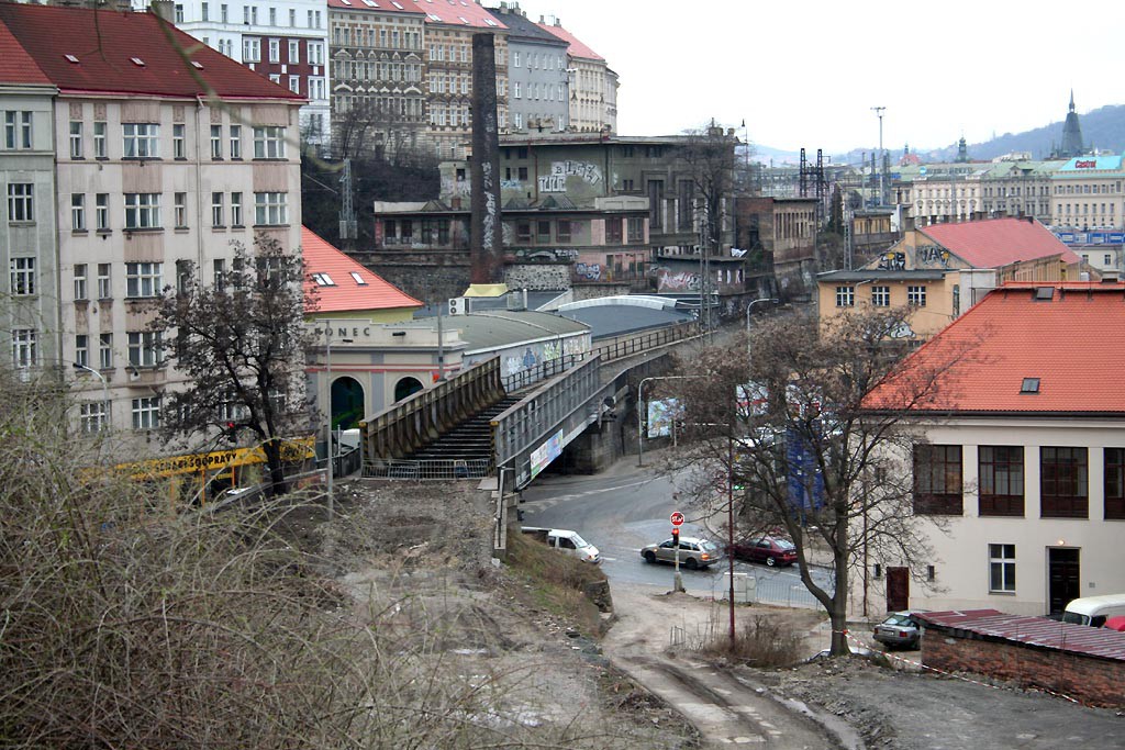 Praha, Vtkov, peloka eleznin trat