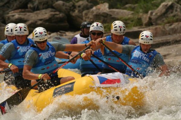 Mistrovstv svta v raftingu 2007, esk trning 