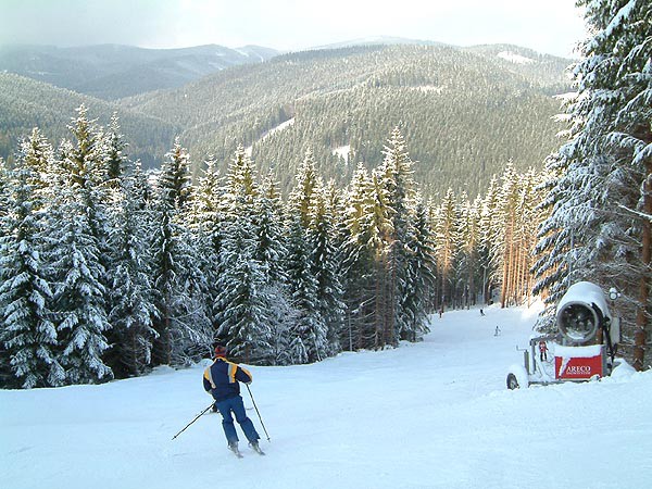 Skiarel Razula koncem ledna 2004