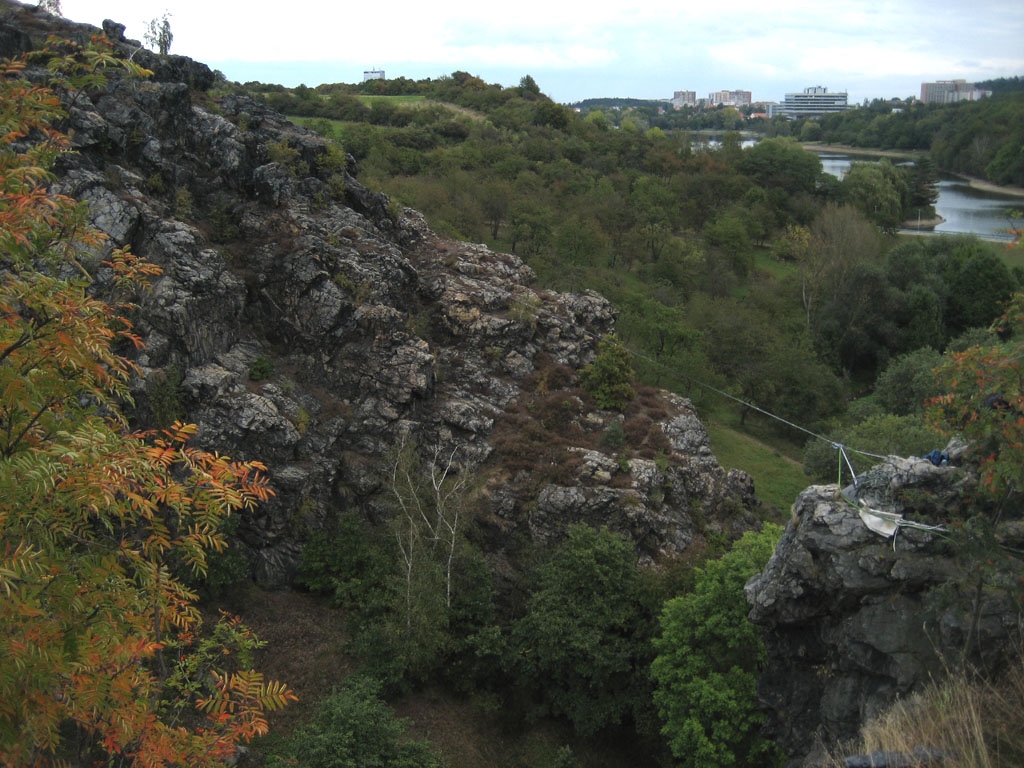 Slackline Doga a Divok rka