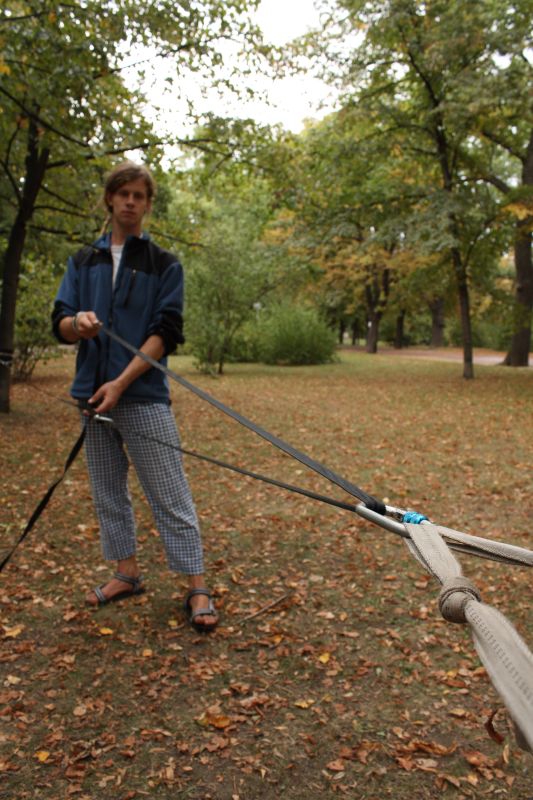 Slackline - jak ji nathnout