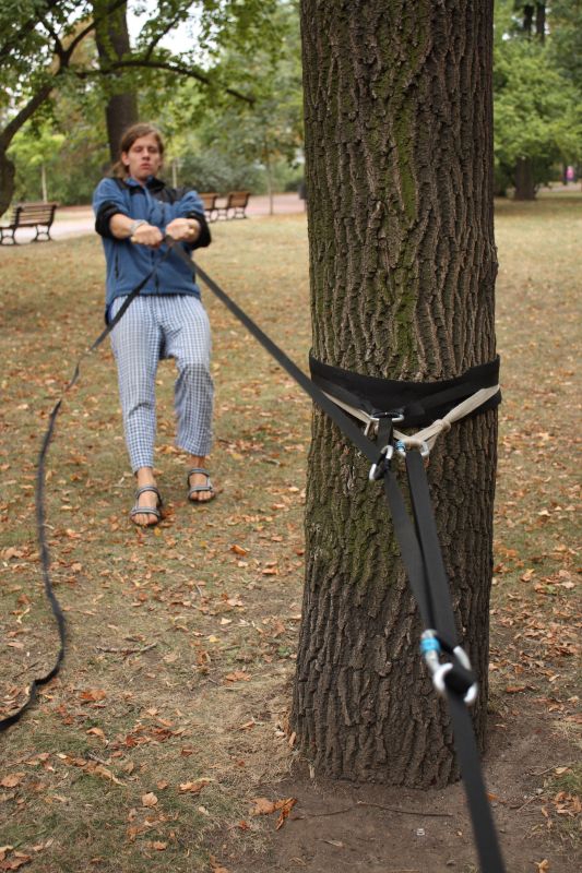 Slackline - jak ji nathnout