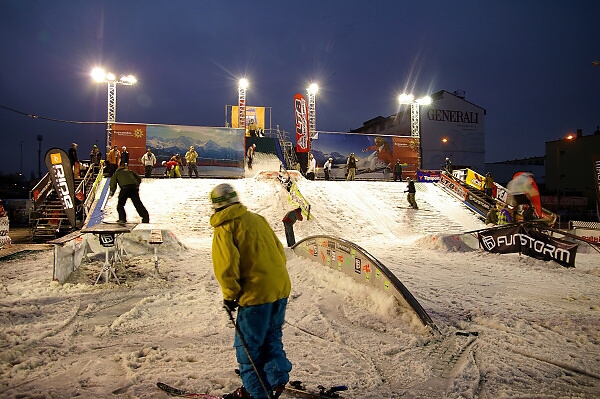 Snowmania 2007. Snowpark v Praze