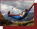 V sedmm nebi, zaslouen odpoinek po celodennm lezen v Passo Sella - Dolomity