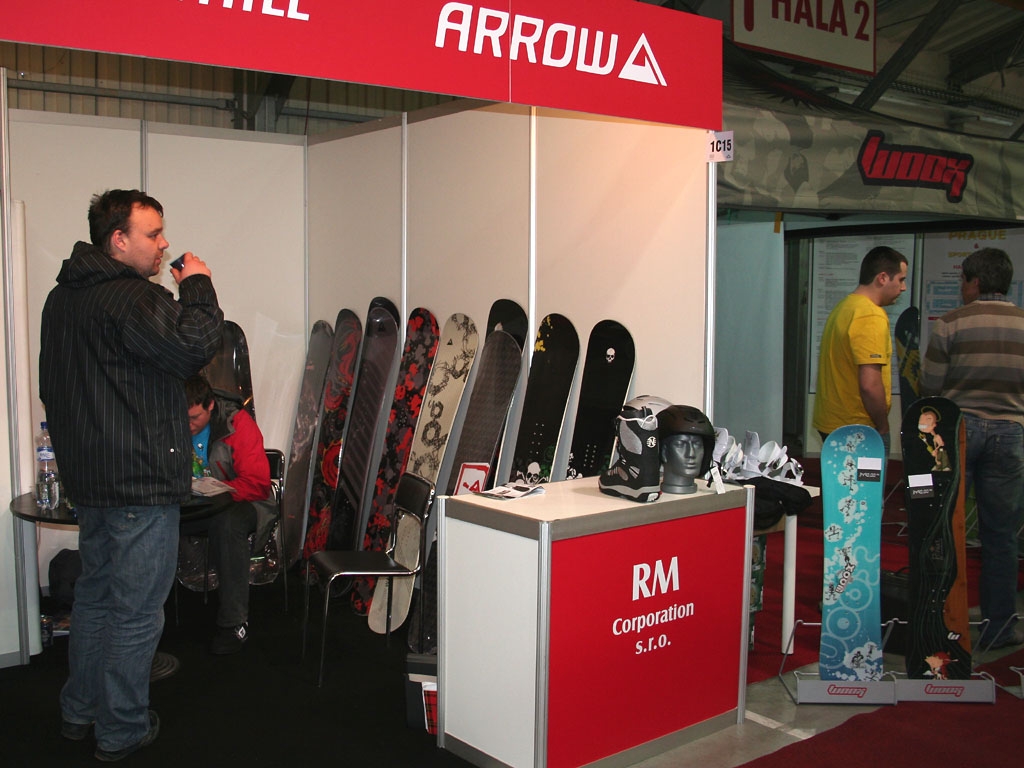Lye a snowboardy na Sport Prague 2008
