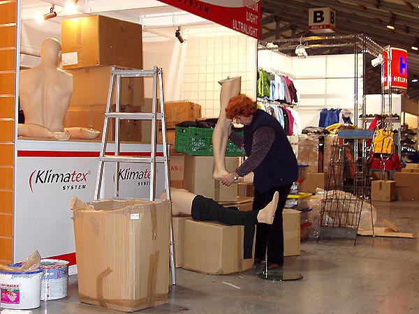 Sport Prague 2005, pprava expozic