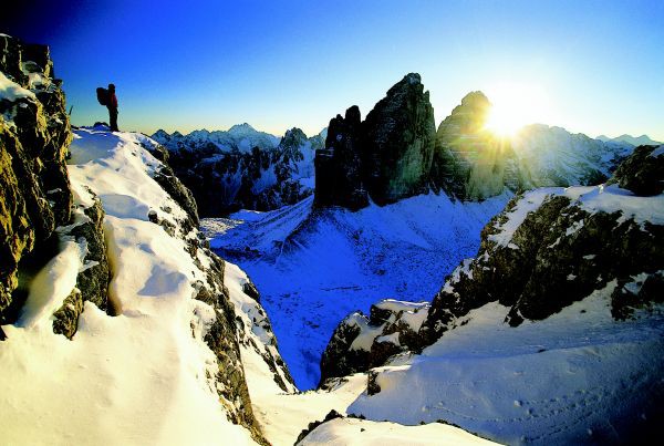 Dolomity, Jin Tyrolsko, zima