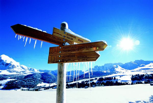 Dolomity, Jin Tyrolsko, zima
