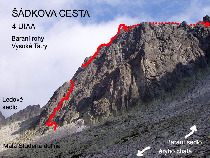 Vysok Tatry, Baran rohy, dkova cesta 4