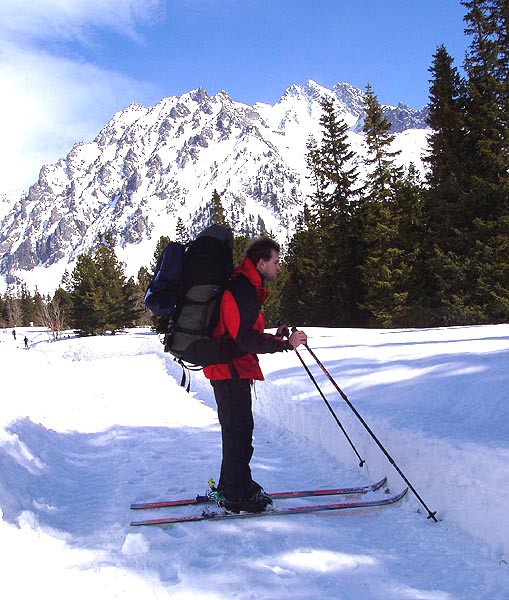 Vysok Tatry, Popradsk pleso, skitouring