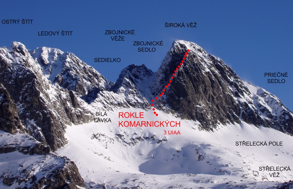 irok v, rokle Komarnickch 3 UIAA - Horydoly.cz 