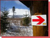 Vysok Tatry. Rozcest Biela voda (900 m n.m.), tady zan tra k Zelenmu plesu (1551). 