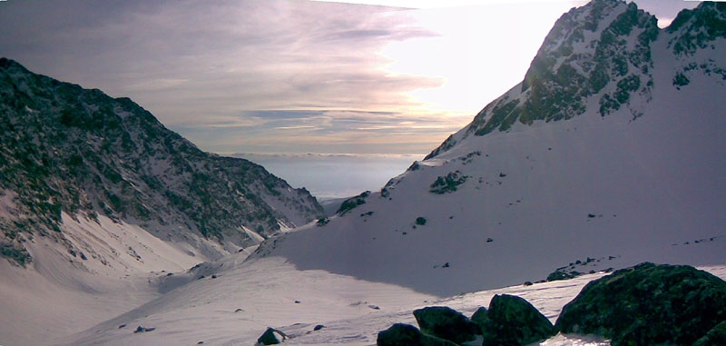 Vysok Tatry, Zlomiska, vysokohorsk lyovn 