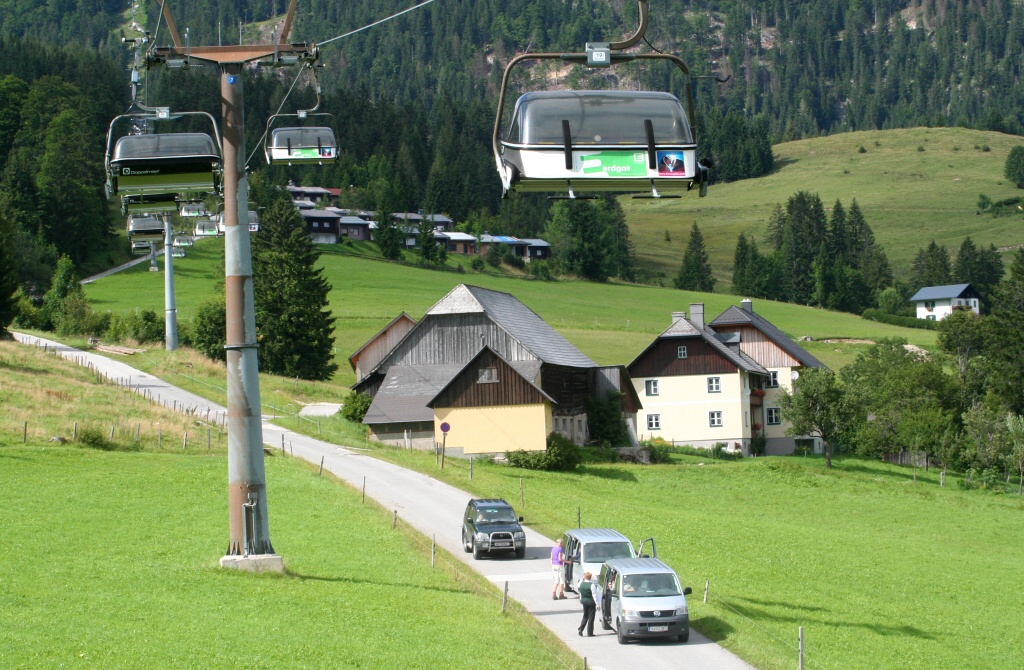 Sjezd z Tauplitzalm do Tauplitz - Horydoly.cz 