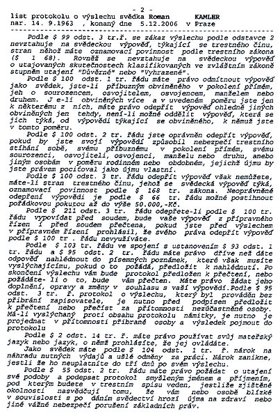 Tilak versus Turek, vslech Romana Kamlera