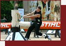 Timbersports, standing block