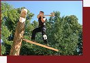 Timbersports, spring board