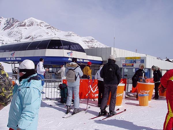 Passo Tonale, lyovn na sjezdovkch
