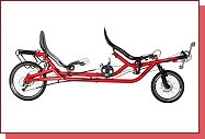 Lehokolo tandem AZUB Twin 