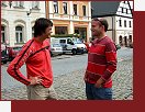 Herec Ji Plojhar (vpravo) a vodk Luk Pollert