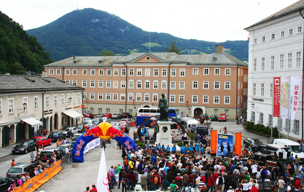 X-Alps 2009, start na Gaisbergu 