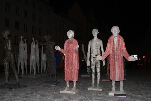 Olbram Zoubek, vstava na Ovocnm trhu v Praze