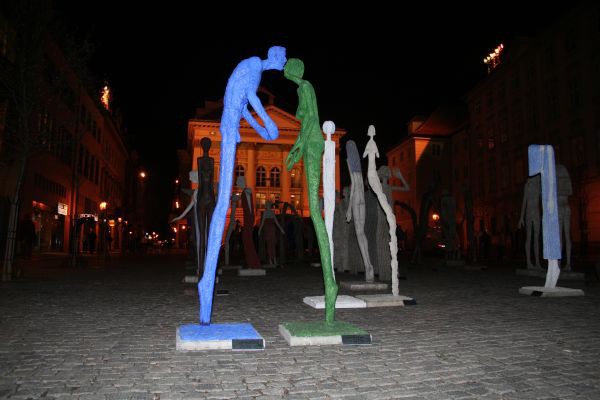 Olbram Zoubek, vstava na Ovocnm trhu v Praze